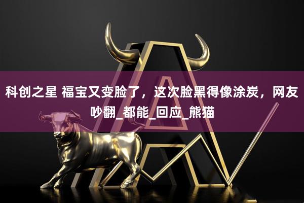 科创之星 福宝又变脸了，这次脸黑得像涂炭，网友吵翻_都能_回应_熊猫